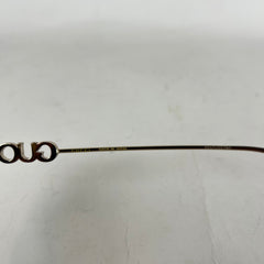 Gucci Spellout Logo Rimless Sunglasses