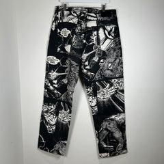 Supreme The Crow Black And White Jeans Size 36