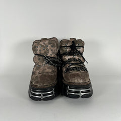 New Rock x Jaded London Distressed Camo Guerilla Tower Boots Size 12
