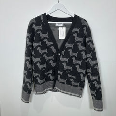 Thom Browne Hector Grey Knit Cardigan Size 2
