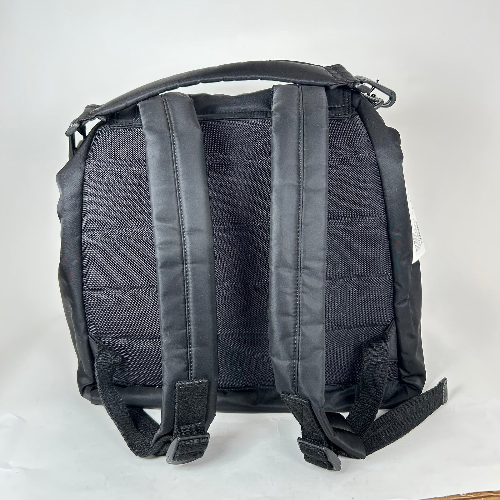 Lanvin Black Travel Patches Backpack