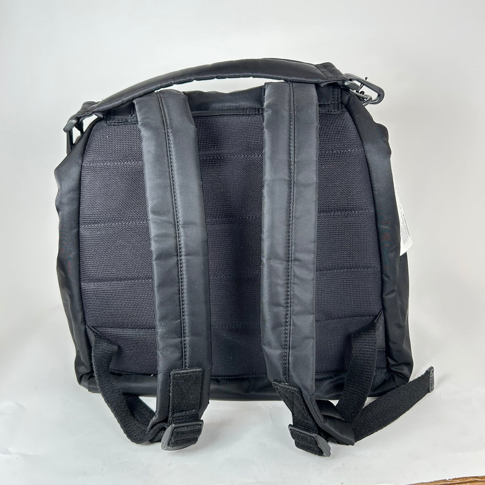 Lanvin Black Travel Patches Backpack