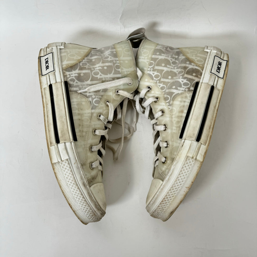 Dior B23 White High Tops Size 40