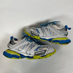 Balenciaga Grey/Blue Track Sneakers Sz 42