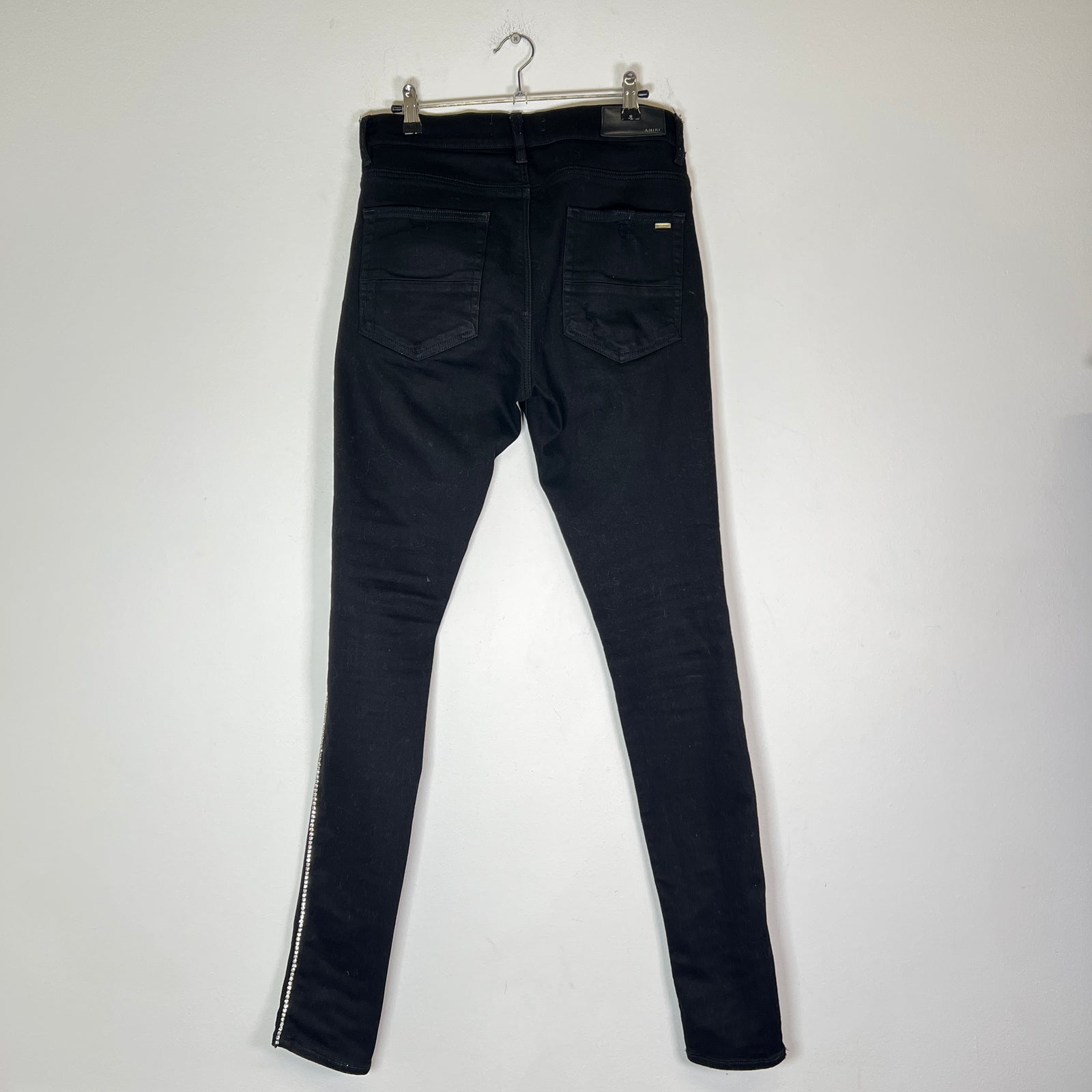 Amiri Black Crystal Jeans Size 31