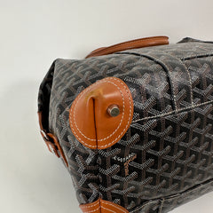 Goyard Black & Tan Goyardine Boeing 30