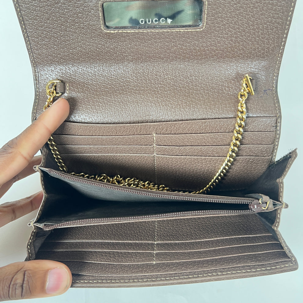 Gucci Ophida GG Wallet On Chain Bag