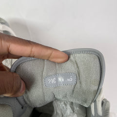 Dior B27 White/Grey Oblique Uptown Mid-Top Sneaker Size 45