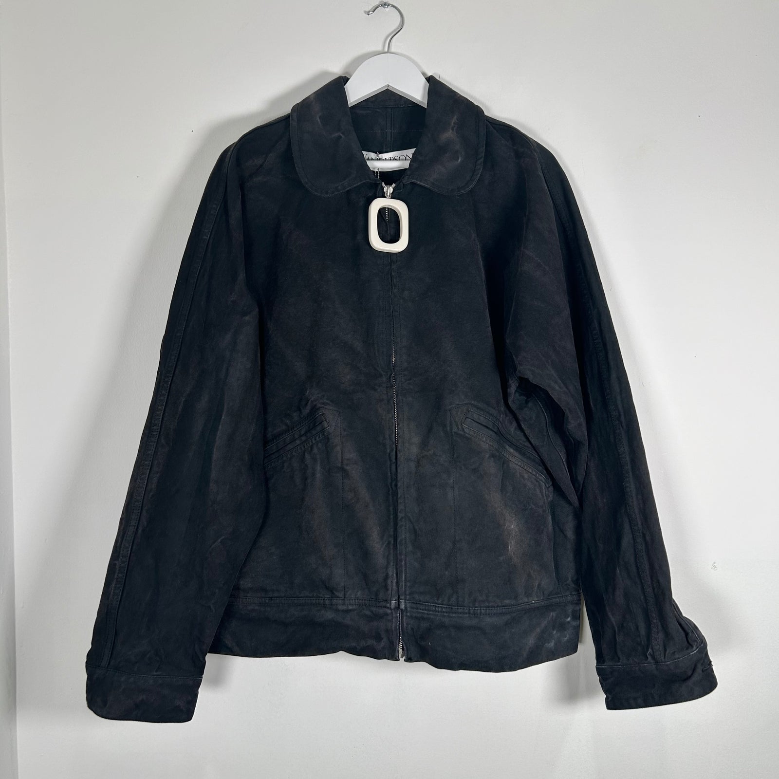 J.W.Anderson Black Washed Jacket Size Small