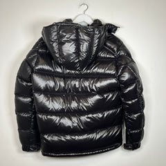 Moncler Black Maya Giubbotta Jacket Size 4