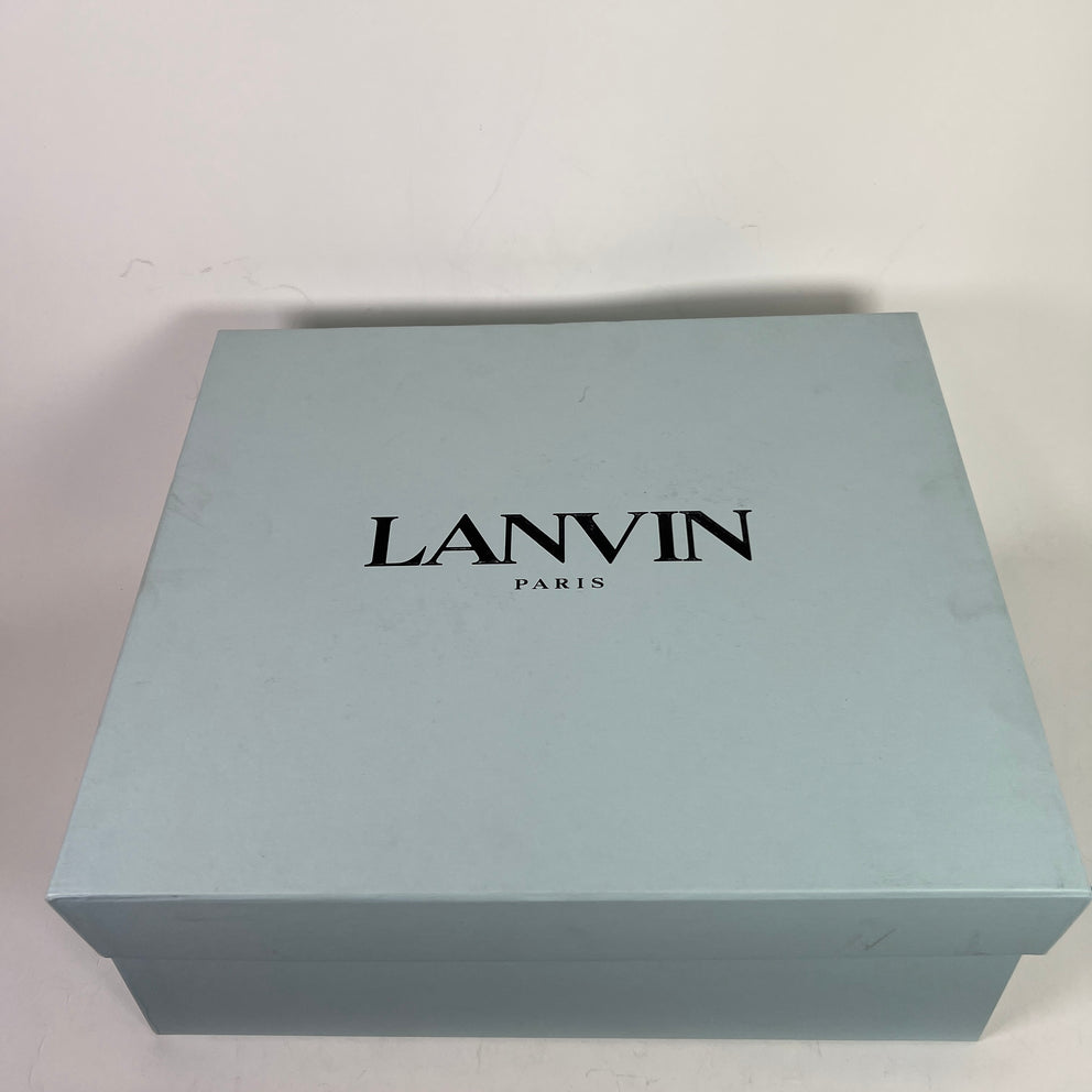 Lanvin Black Curb Sneaker Size 45