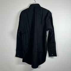 CDG Play Black Button Up Shirt Size 2XL