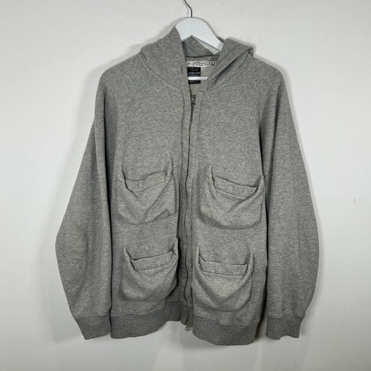 Number (N)ine 4-Pocket Grey Hoodie Size 3