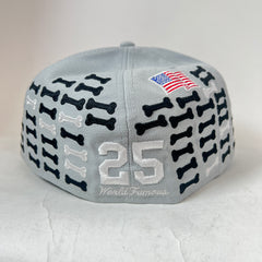 Supreme x New Era Bones Box Logo Fitted Hat
