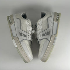 Louis Vuitton White Low Top Trainer Size LV 8.5