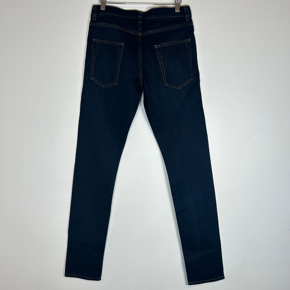Saint Laurent D02 Dark Blue Selvedge Jeans Size 31