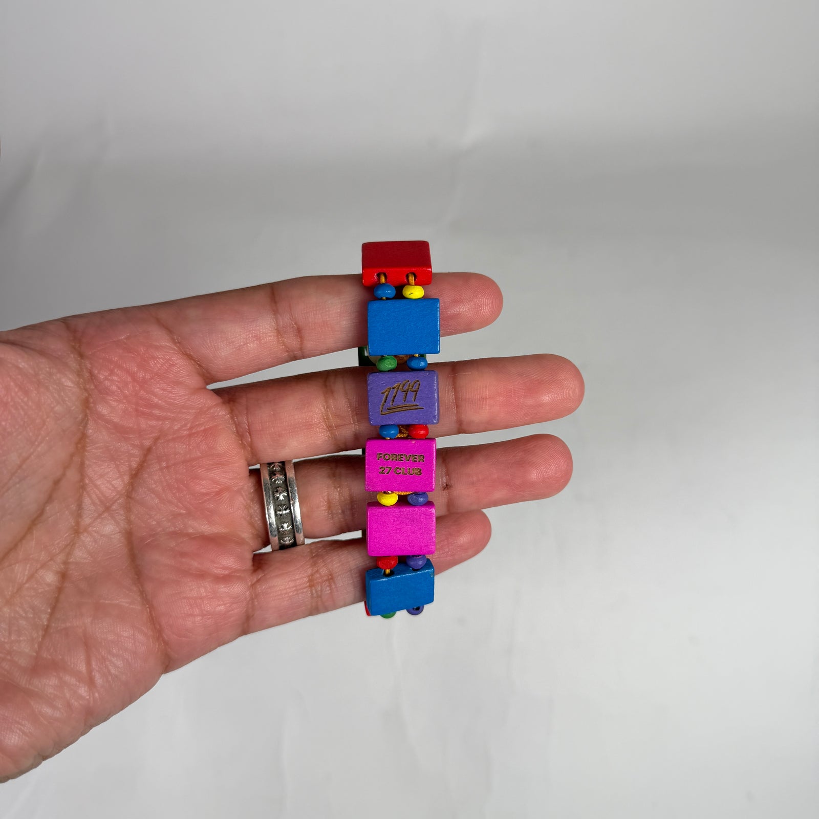 Bazo 1199 'Forever 27 Club' Wooden Bracelet