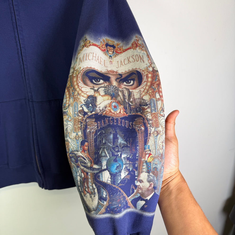 Supreme FW25 Michael Jackson Dangerous Zip-Up Hoodie