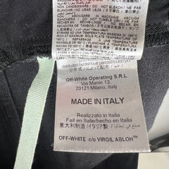 Off-White Black Waxed Jeans Size 32