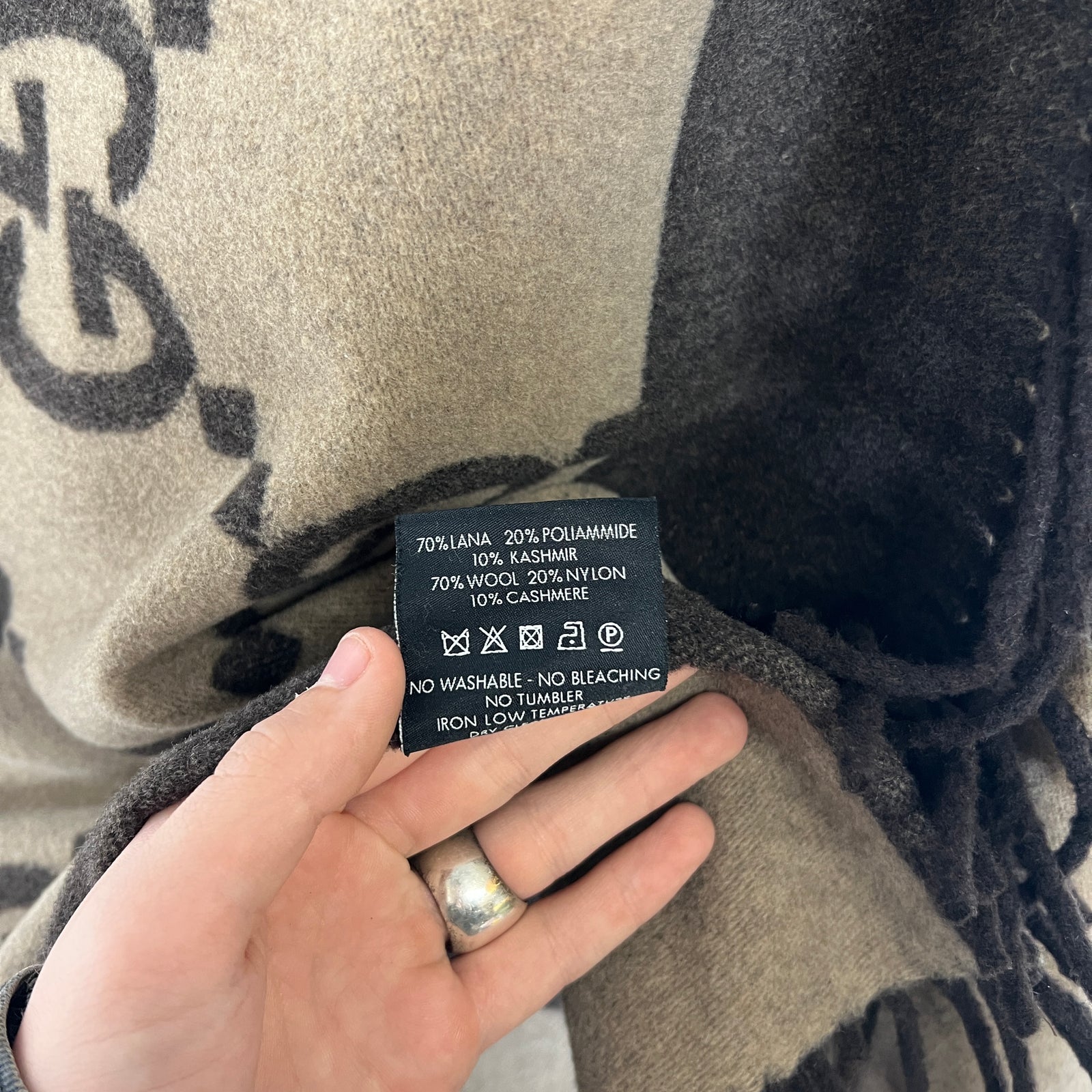 Gucci Cashmere Throw Blanket