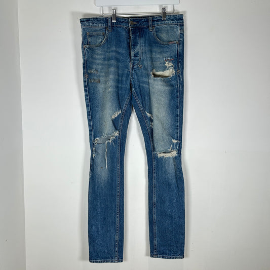 Ksubi Distressed Denim Jeans Size 34