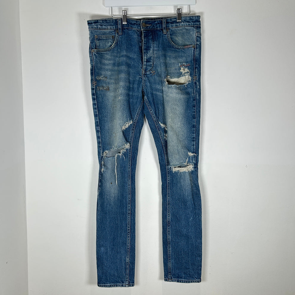 Ksubi Distressed Denim Jeans Size 34