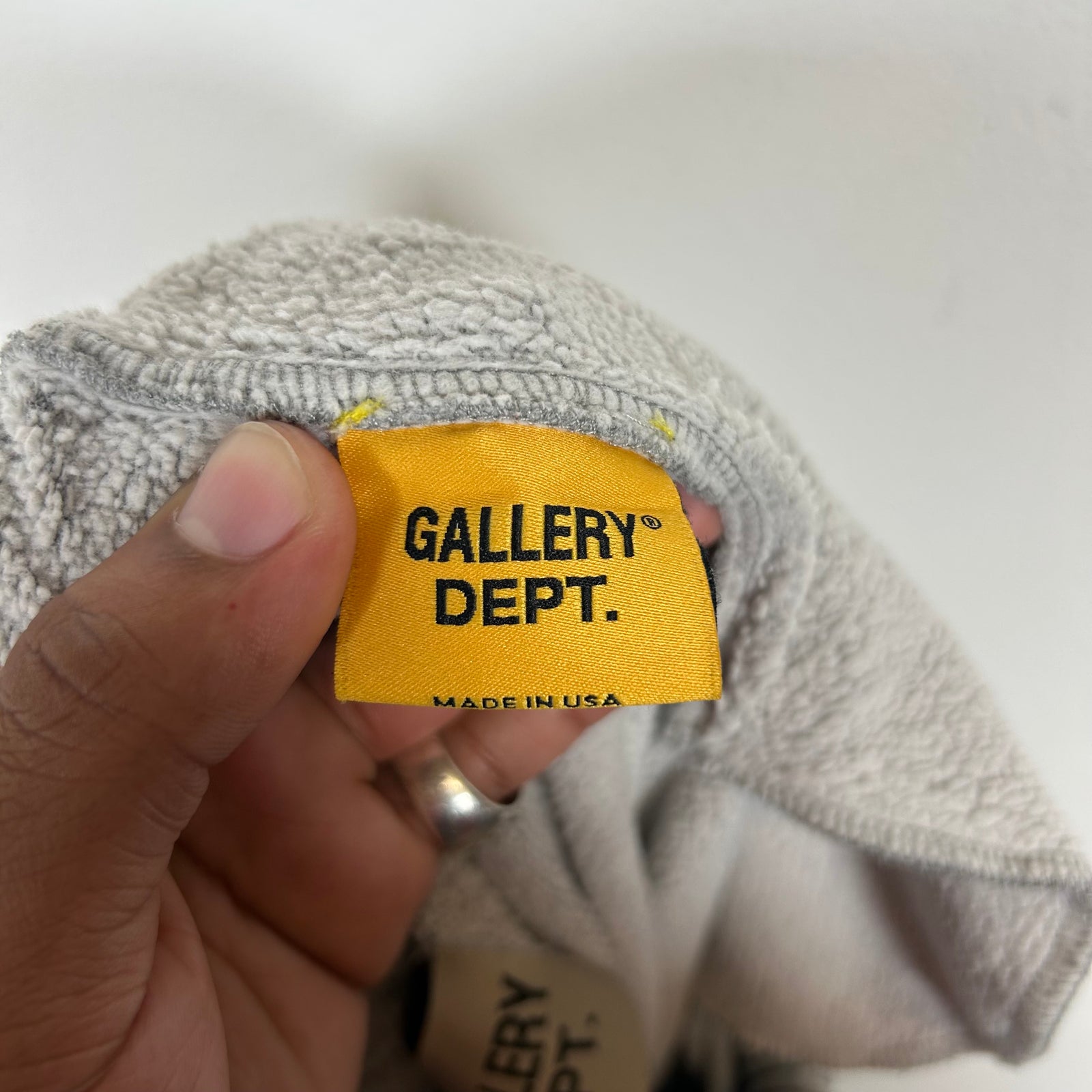 Gallery Dept Grey Paint Splatter Flared Sweatpants Size M