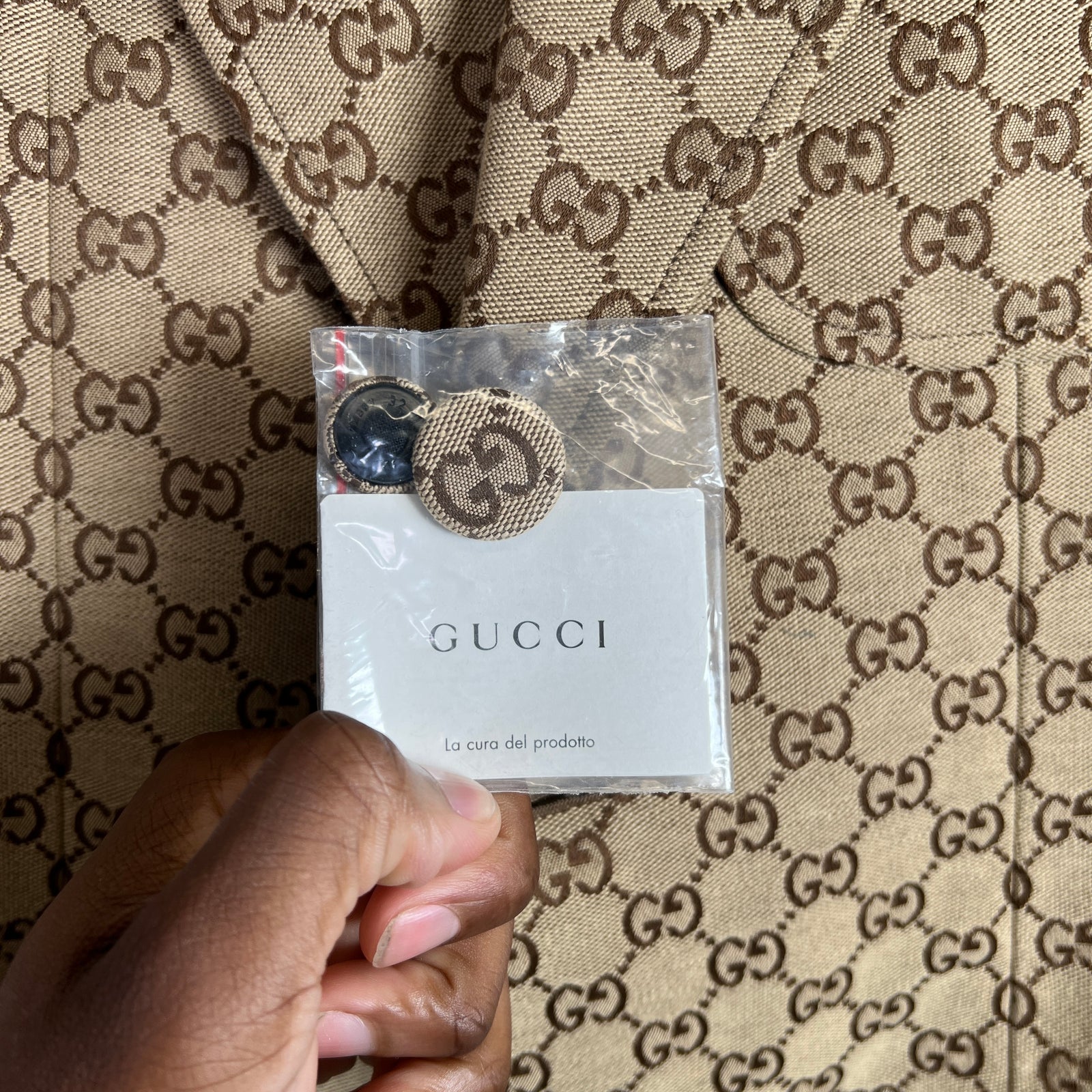 Gucci GG Monogram Canvas Two Piece Suit