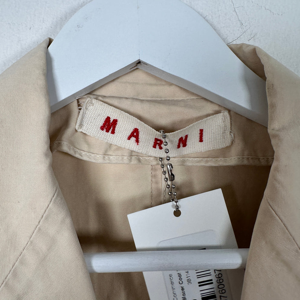 Marni Chore Blazer Coat Size 48