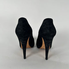 Chanel Vintage Suede Pump Heel Size 39