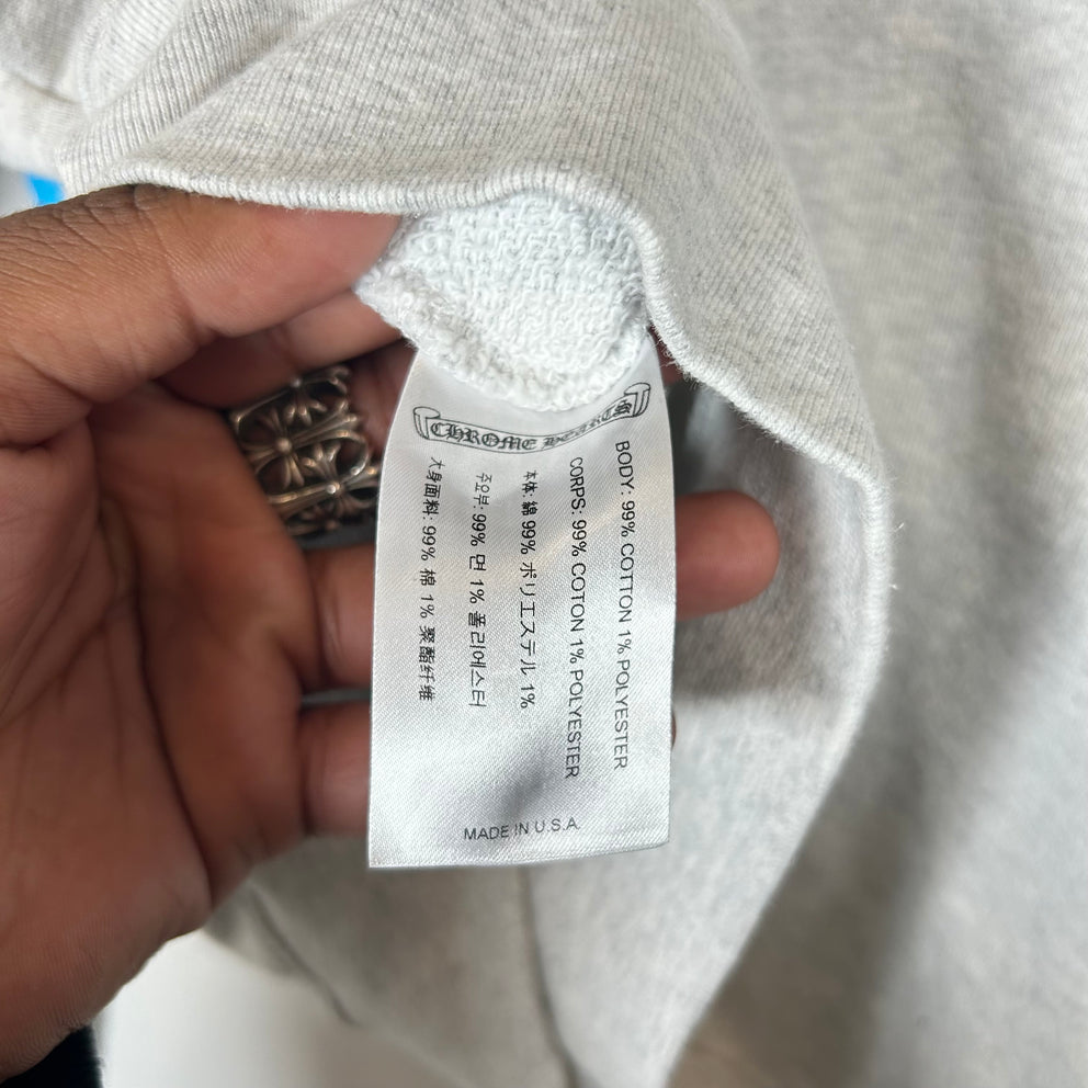 Chrome Hearts Grey Matty Boy Brain Graffiti Crewneck Size XL