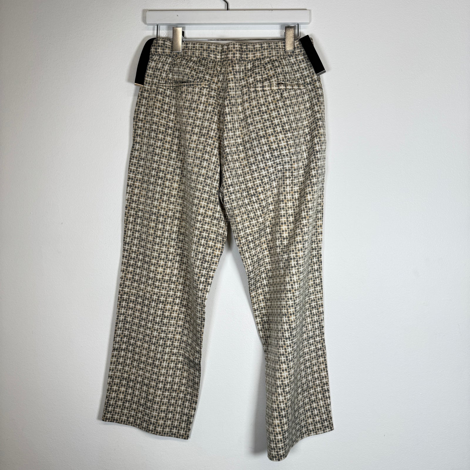 Prada Beige Patterned Tailored Pants Size 46