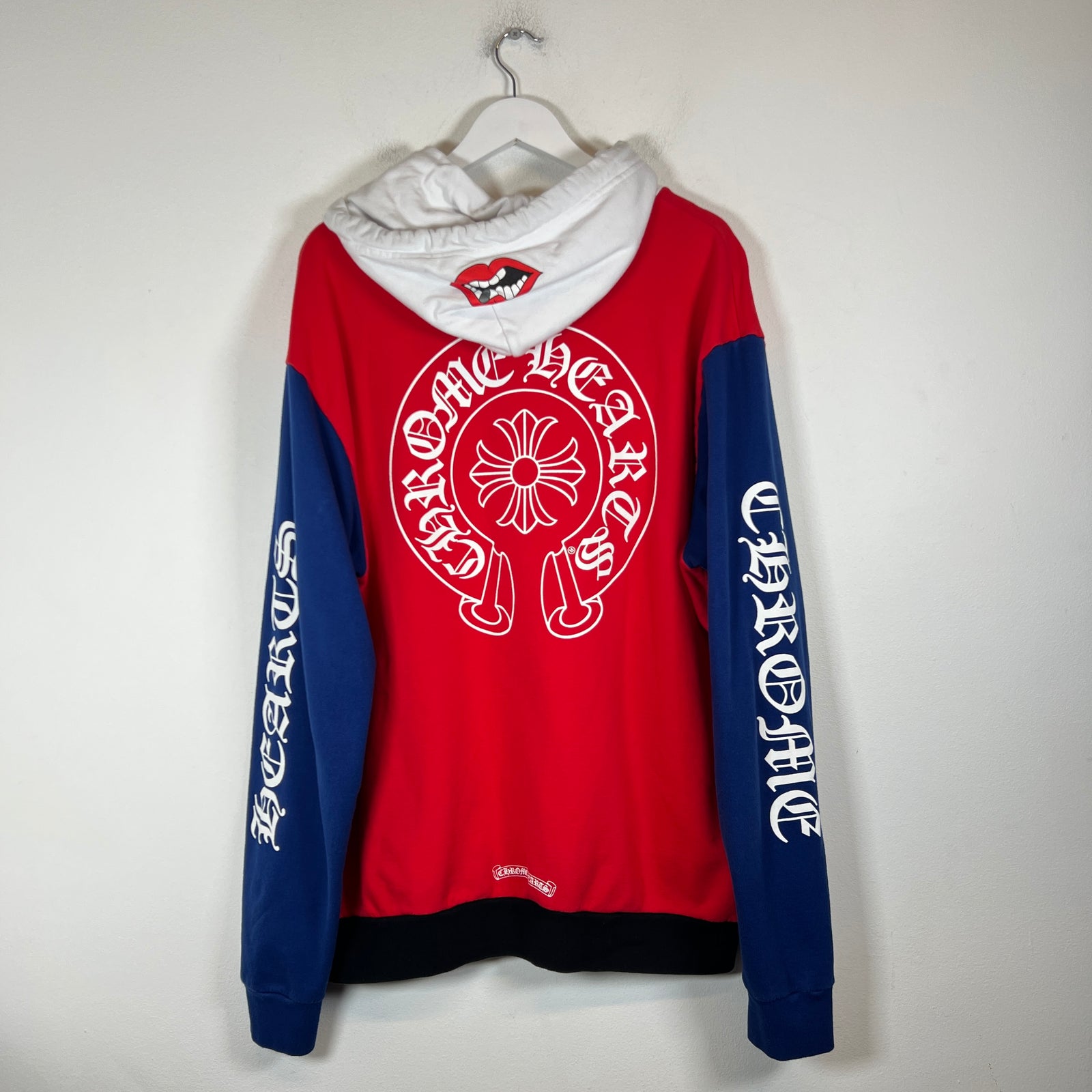 Chrome Hearts Tri-Color Matty Boy Chomper Horseshoe Hoodie Size XL