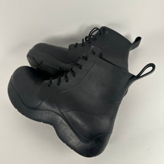 Bottega Veneta Black Lace-Up Puddle Boot Size 10