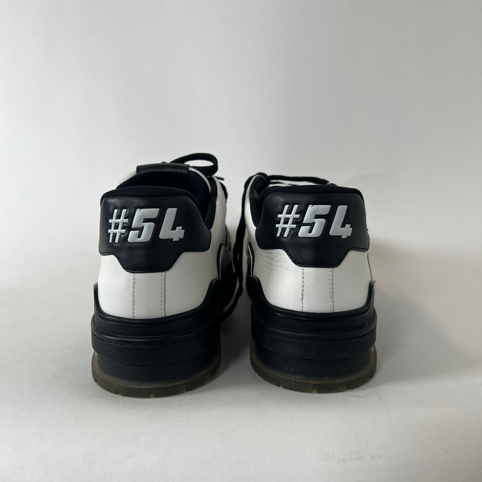 Louis Vuitton White/Black Trainers Sz LV11