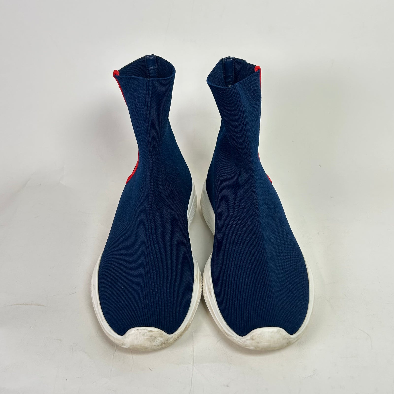 Prada Royal Blue High-Top Sock Runners
