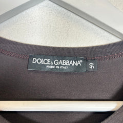 Dolce & Gabbana Brown Scarface T-Shirt Size M