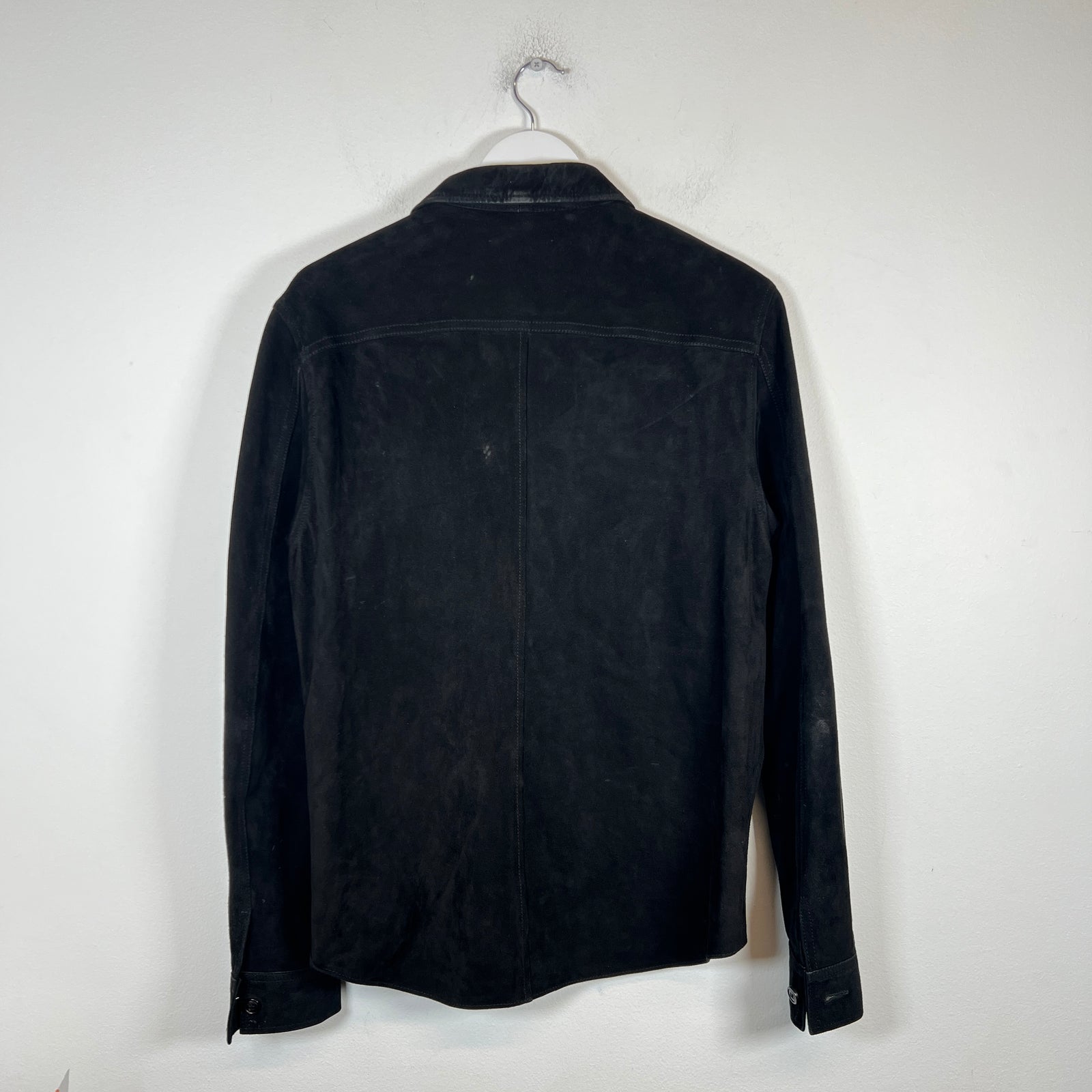 Our Legacy Black Suede Zip Up Jacket Size M