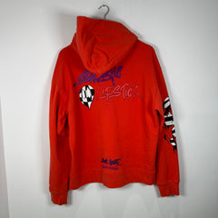 Chrome Hearts x Matty Boy Red Spark Graphic Hoodie Size L