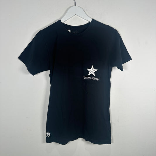 Chrome Hearts Black 'Oval Star' Graphic T-Shirt Size S