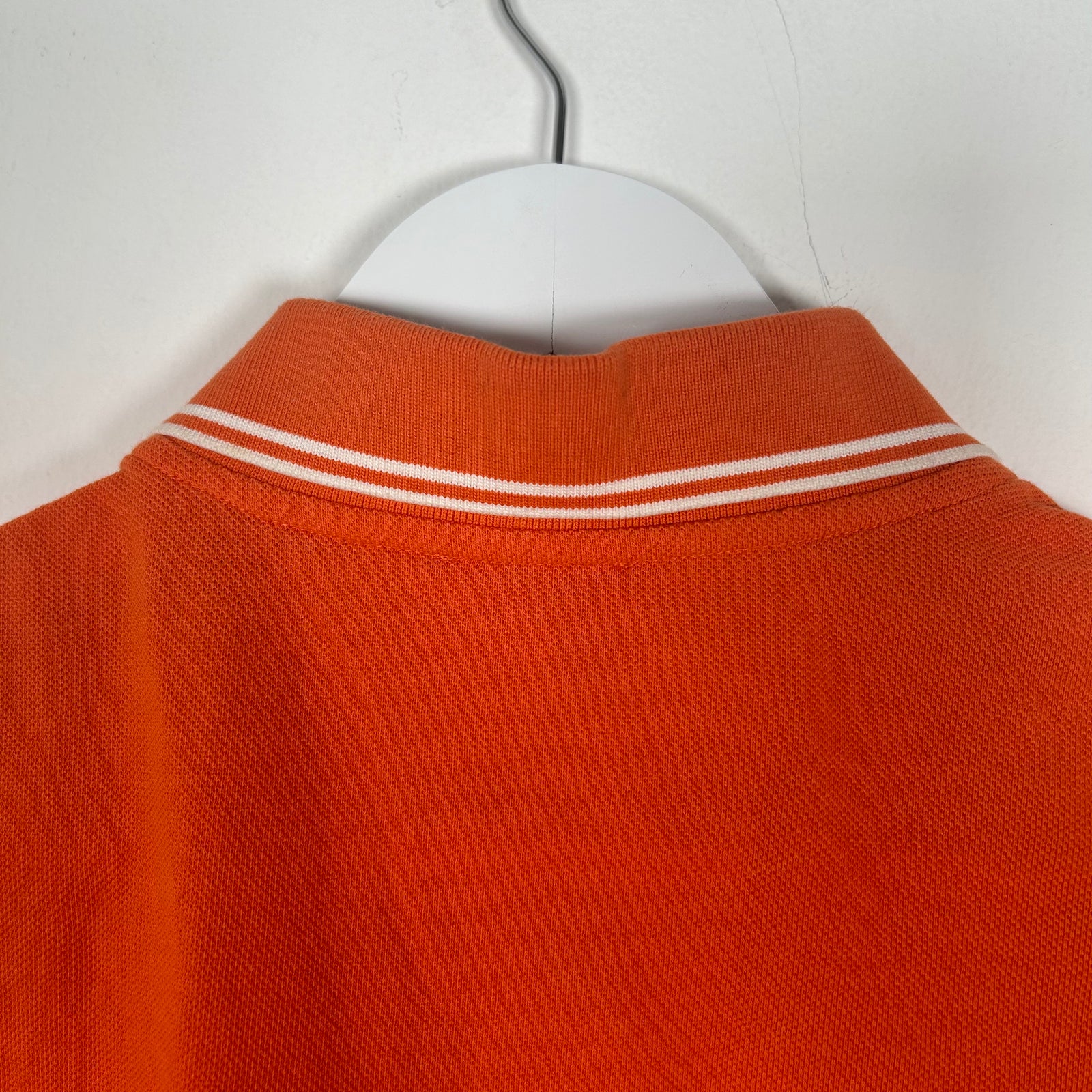 Moncler Orange Polo Shirt Size M
