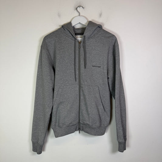 Balenciaga Copyright Logo Zip-Up Hoodie