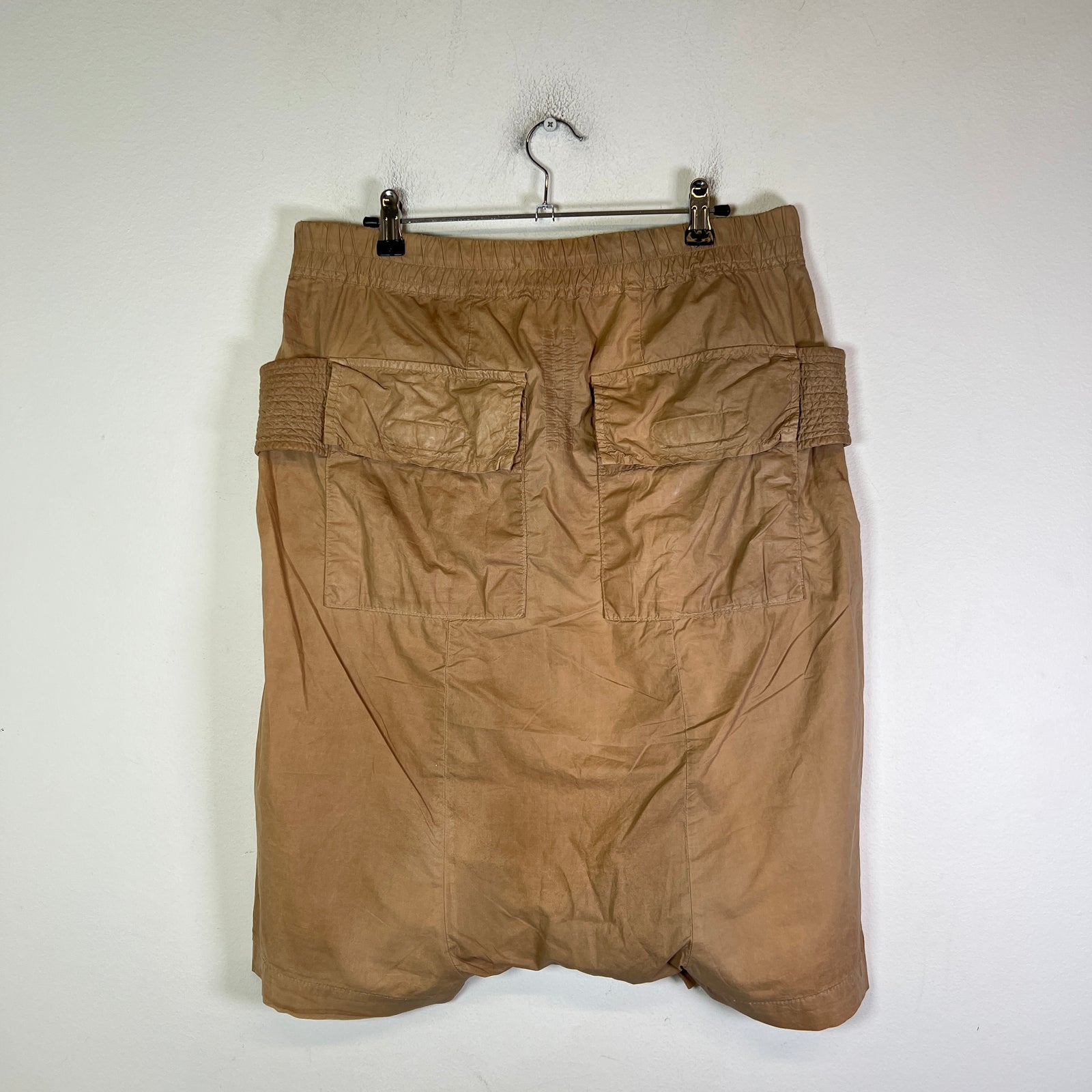 Rick Owens DRKSHDW Waxed Creatch Cargo Shorts