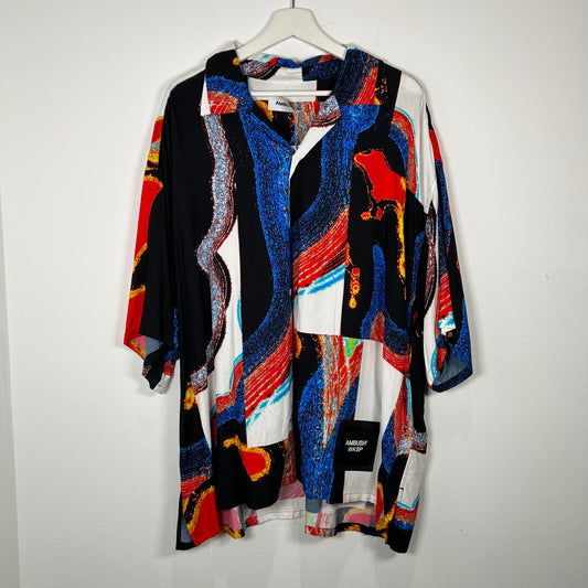 Ambush Printed Bowling Shirt Size XL