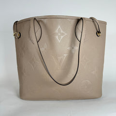 Louis Vuitton Taupe Monogram Empreinte MM Neverfull