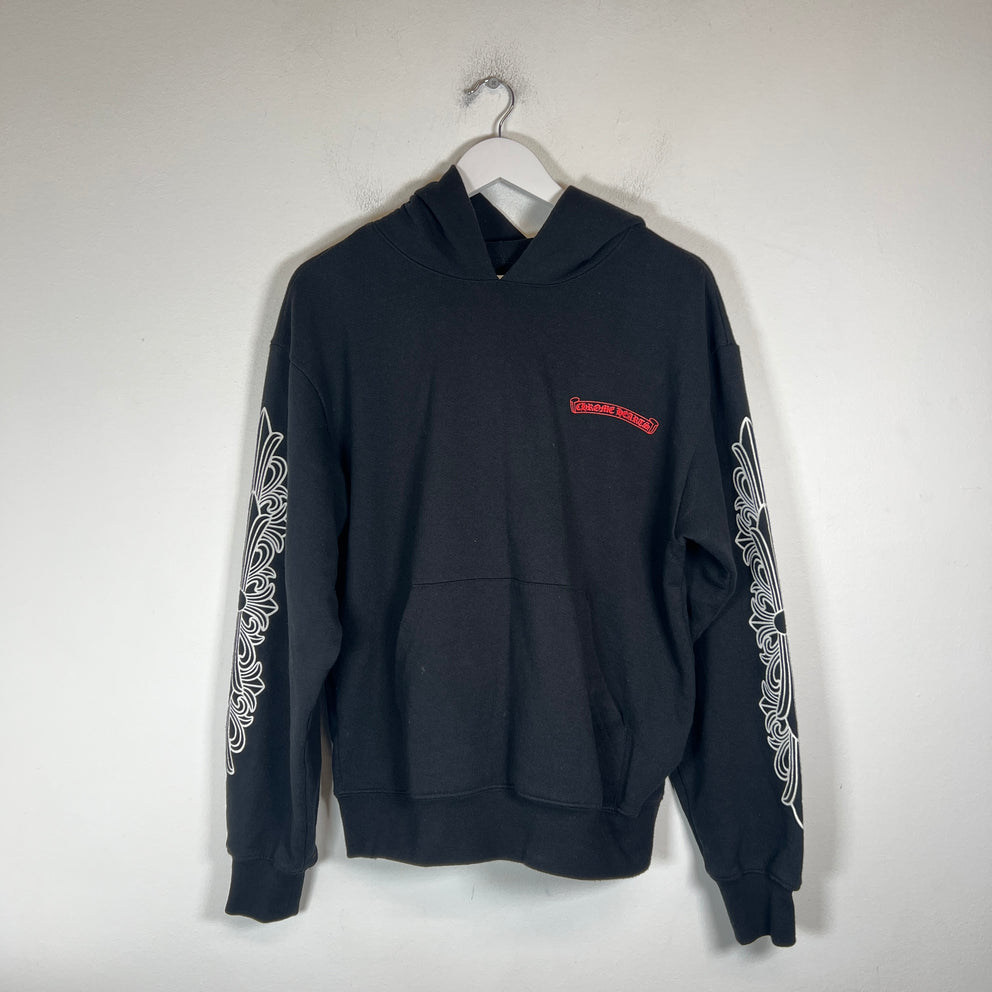 Chrome Hearts Black Matty Boy Chomper Hoodie Size S