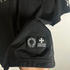 Chrome Hearts Black Mesh Short Sleeve Jersey Size M