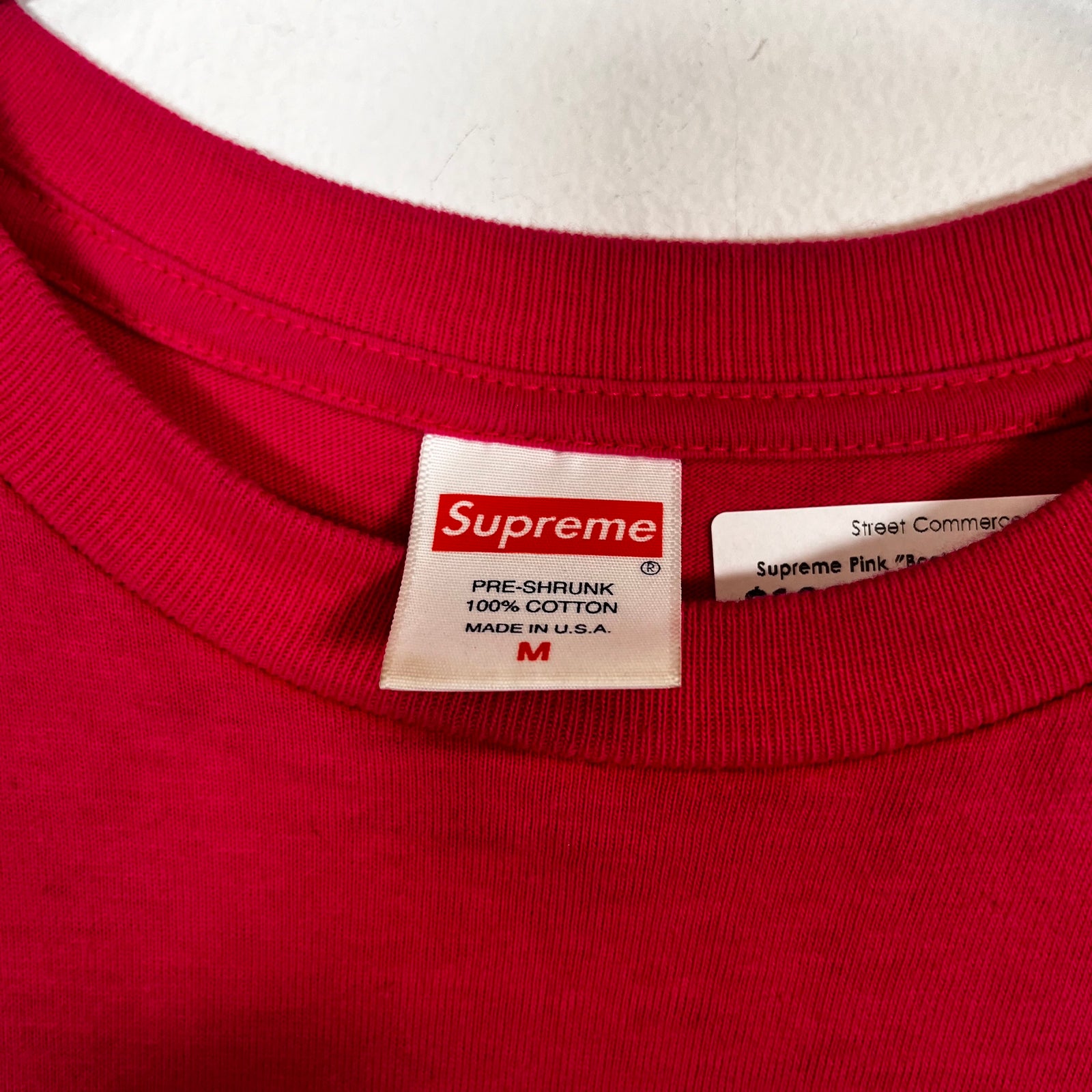 Supreme Pink "B***ies" T-Shirt Size M