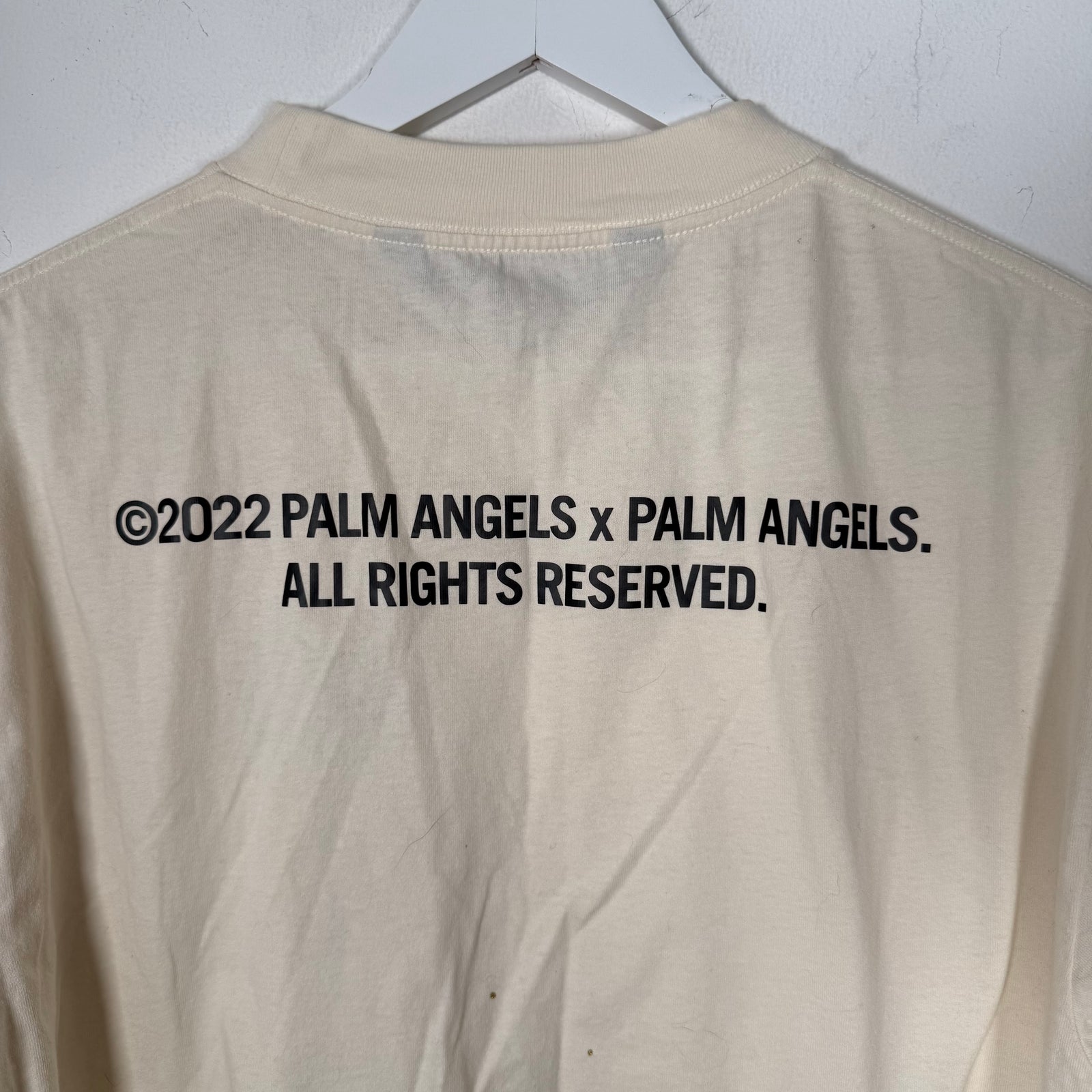 Palm Angels Gold Paint Splatter Size M