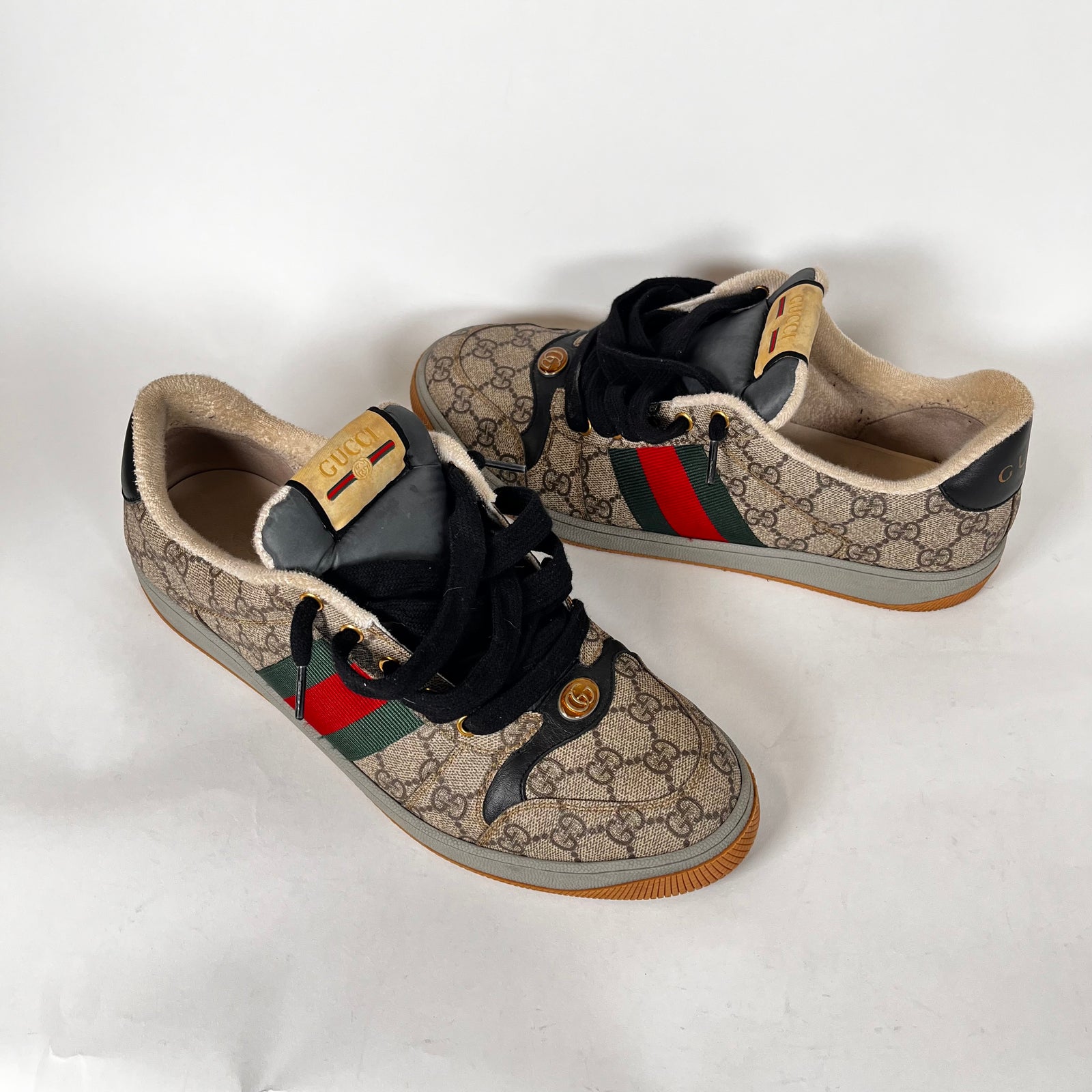 Gucci GG Monogram Screener Sneakers Size 11.5